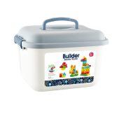 Set de constructie in cutie  - animalute (62 piese)