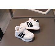 Adidasi albi cu insertii negre - sony mdhy892-1-c