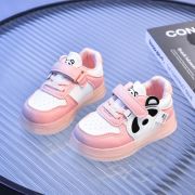 Adidasi roz cu luminite - panda mda-223-3-c