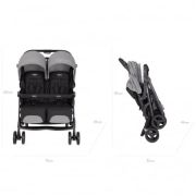 Carucior gemeni Graco DuoRider Steeple Gray ERFGS1217AASTG000
