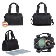 Geanta de infasat Childhome Mommy Club piele PU Negru ERFCH-CWMCSLBL