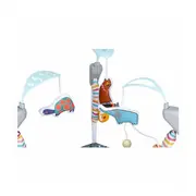 Jumper interactiv, FreeON, Jump&Play, Pana la 11 kg, Cu jucarii, Cu sunete si lumini, 0 luni+, Multicolor BYN82108