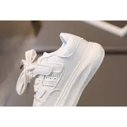 Adidasi albi pentru fetite - glamy mdca998-1-c