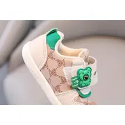 Adidasi crem pentru baietei - green teddy mbym1996-1-sa48