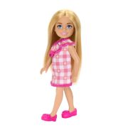 BARBIE PAPUSA CHELSEA BLONDA CU ROCHITA ROZ IN CAROURI VIVMTDWJ33_HXM95
