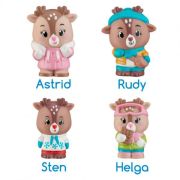 Familia de reni renne - set figurine joc de rol - klorofil klr700308