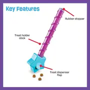 Jucarie dresaj caini - jucarie eliberare recompense - bagheta magica (stea)