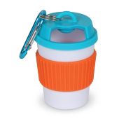 Recipient portabil pentru hrana caini - cana de cafea