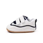 Adidasi albi cu insertii bleumarine - druly csbxc4157-1-p24