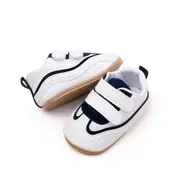 Adidasi albi cu insertii bleumarine - druly csbxc4157-1-p24