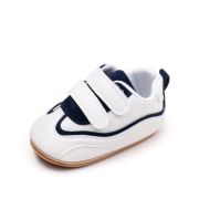 Adidasi albi cu insertii bleumarine - druly csbxc4157-1-p24