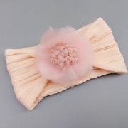 Bentita lata cu model din tesatura si fundita din tulle mbj0074-c7