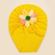 Caciulita tip turban cu floricica multicolora md23107-ct7