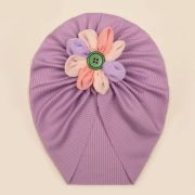 Caciulita tip turban cu floricica multicolora md23107-ct7