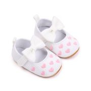 Pantofiori albi cu inimioare roz mbbls3076-4-p01