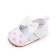 Pantofiori albi cu inimioare roz mbbls3076-4-p01
