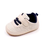 Pantofiori crem cu sireturi bleumarine pentru baietei mdbnb3102-1-p3