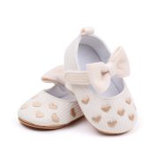 Pantofiori ivoire cu inimioare aurii mdbls3076-3-p01