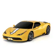 MASINA CU TELECOMANDA FERRARI 458 SPECIALE A GALBEN CU SCARA 1 LA 24 VIVRas71900_Galben