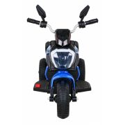 Motocicleta electrica fast tourist, roti din plastic, scaun tapitat, 83x35x63 cm, putere 18w - albastru edeedipa.blj818.nie