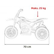 Motocicleta electrica honda crf 450r, roti din plastic, 70x41x50 cm, putere 30w - verde edeedipa.h5.zie