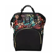 Rucsac pentru mamici, Simply, Cu multiple compartimente, FreeON, 25 x 16 x 40cm, Black BYN49089