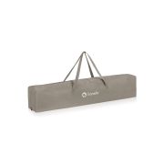 Tarc de joaca copii, Lionelo, Willow, 127 x 187 cm, Pliere compacta, Include geanta de transport, Din plasa, Cu doua intrari laterale si fermoar, Cu ventuze pentru stabilitate, Conform cu EN 12227:2010, Bej BYNLO-WILLOW_BEIGE_SAND