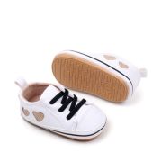 Tenisi albi pentru fetite - glitter hearts mdbxc4018-3-c5