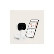 Video monitor, Lionelo, Babyline Go, Cu aplicatia dedicata Lionelo Smart, Mod de noapte 8m, Cu functie de iluminare, Pana la 5h functionare wireless, Comunicare bidirectionala, Rotatie 180 grade, Alb BYNLOC-BABYLINE_GO