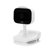 Video monitor, Lionelo, Babyline Go, Cu aplicatia dedicata Lionelo Smart, Mod de noapte 8m, Cu functie de iluminare, Pana la 5h functionare wireless, Comunicare bidirectionala, Rotatie 180 grade, Alb BYNLOC-BABYLINE_GO