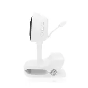 Video monitor, Lionelo, Babyline Go, Cu aplicatia dedicata Lionelo Smart, Mod de noapte 8m, Cu functie de iluminare, Pana la 5h functionare wireless, Comunicare bidirectionala, Rotatie 180 grade, Alb BYNLOC-BABYLINE_GO
