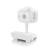 Video monitor, Lionelo, Babyline Go, Cu aplicatia dedicata Lionelo Smart, Mod de noapte 8m, Cu functie de iluminare, Pana la 5h functionare wireless, Comunicare bidirectionala, Rotatie 180 grade, Alb BYNLOC-BABYLINE_GO