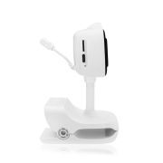 Video monitor, Lionelo, Babyline Go, Cu aplicatia dedicata Lionelo Smart, Mod de noapte 8m, Cu functie de iluminare, Pana la 5h functionare wireless, Comunicare bidirectionala, Rotatie 180 grade, Alb BYNLOC-BABYLINE_GO