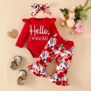 Compleu cu body rosu si pantaloni evazati mbhmm-305-de2