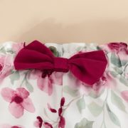 Compleu cu body visiniu pentru fetite - love mdhmm-291-r2