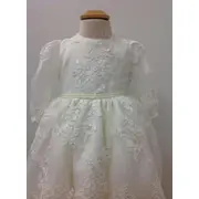 Rochita cu manecuta eleganta pentru fetite Printesa Alba - SNB10_1