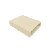 Cearceaf cu elastic, MimiNu, Jerse, Pentru pat 160x80 cm, Material certificat Oeko Tex Standard 100, Nugat BYN6426972026130