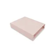 Cearceaf cu elastic, MimiNu, Jerse, Pentru patut 120X60 cm, Material certificat Oeko Tex Standard 100, Powder Pink BYN6426972026017