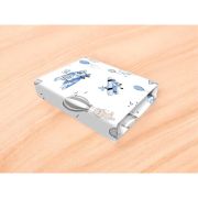 Cearceaf cu elastic, MimiNu, Pentru patut co-sleeper, Leonie, Dimensiune 83 x 50 cm, Din bumbac certificat Oeko Tex Standard 100, Blue Plane BYN6426972025607