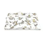 Lenjerie patut cu 5 piese, MimiNu, Cu cearceaf 120x60 cm, Pilota, Pernuta, 2 aparatori, Din bumbac certificat Oeko Tex Standard 100, Savanna BYN6426972026185