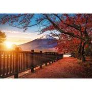 PUZZLE TREFL 1000 PREMIUM PLUS PHOTO ODYSSEY MUNTELE FUJI JAPONIA VIV10817