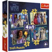 PUZZLE TREFL 4IN1 WISH VISELE DEVIN REALITATE VIV34649