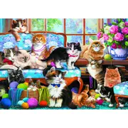 PUZZLE TREFL 500 FAMILIA DE PISICUTE VIV37425