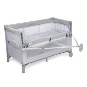 Patut pliant 2 nivele Juju DreamyCloud, Grey JUJJU7975-Dreamy-Cloud