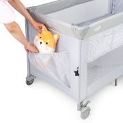 Patut pliant 2 nivele Juju DreamyCloud, Grey JUJJU7975-Dreamy-Cloud
