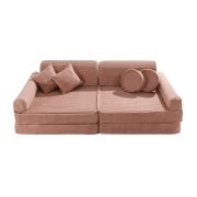 Playset Modular Canapea Premium Aesthetic Spuma ,   Roz Pudra Pjbsdpsc001