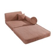 Playset Modular Canapea Premium Aesthetic Spuma ,   Roz Pudra Pjbsdpsc001