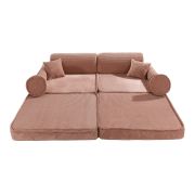 Playset Modular Canapea Premium Aesthetic Spuma ,   Roz Pudra Pjbsdpsc001