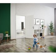 Poarta de siguranta extensibila cu montare prin presiune 75 - 110 cm guardian 3.5, inchidere automata, se deschidere in ambele directii, en 1930:2011, alb lvtk5903796013863