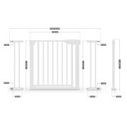 Poarta de siguranta extensibila cu montare prin presiune 75 - 110 cm guardian 3.5, inchidere automata, se deschidere in ambele directii, en 1930:2011, alb lvtk5903796013863